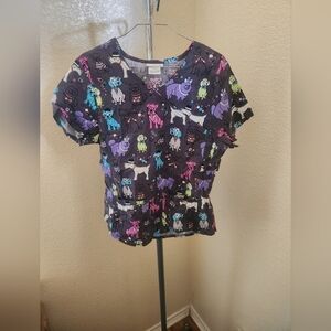 Scrub Star Short Sleeve Scrubs Top With Pockets